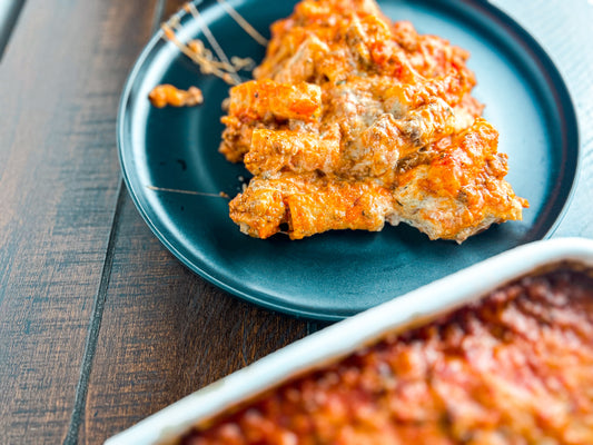 Rigatoni Lasagne alla Vodka Sauce