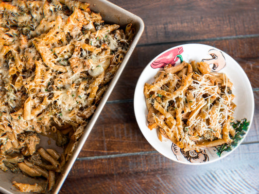 Chicken Alfredo with Broccoli