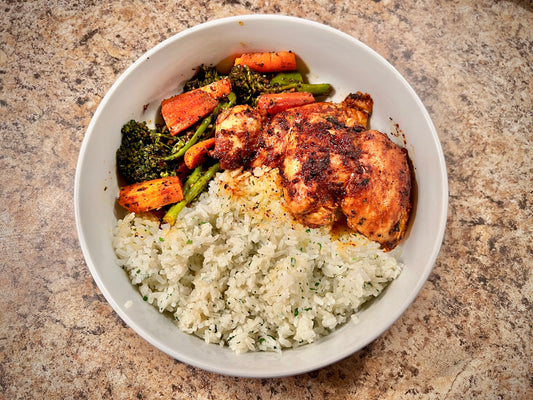 Kids Meal - Grilled Chicken and Rice with Carrots